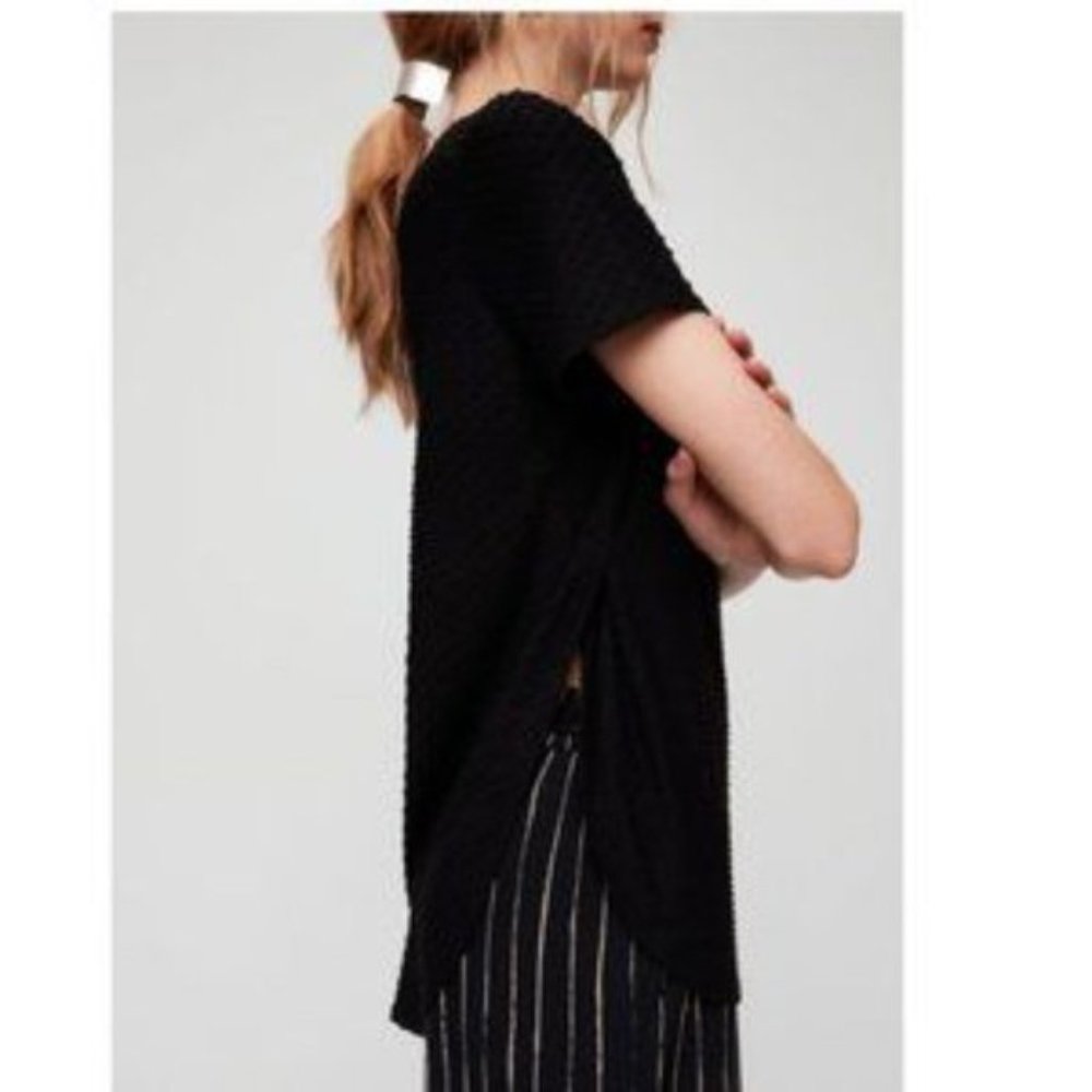 Aritzia Wilfred swiss dot Capucine T-Shirt